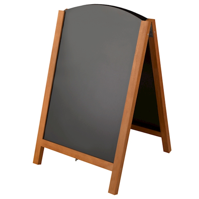 Chevalet de trottoir teak 550 x 850 mm